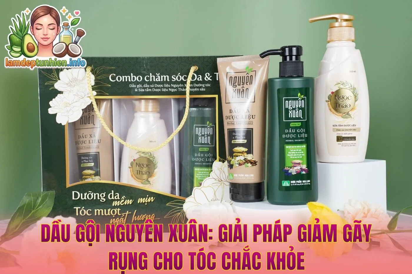 Dầu gội Nguyên Xuân: Giải pháp giảm gãy rụng cho tóc chắc khỏe