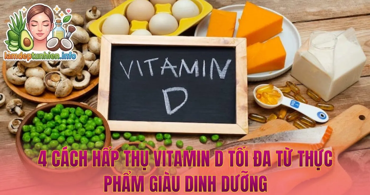 4 Cách Hấp Thụ Vitamin D Tối Đa Từ Thực Phẩm Giàu Dinh Dưỡng