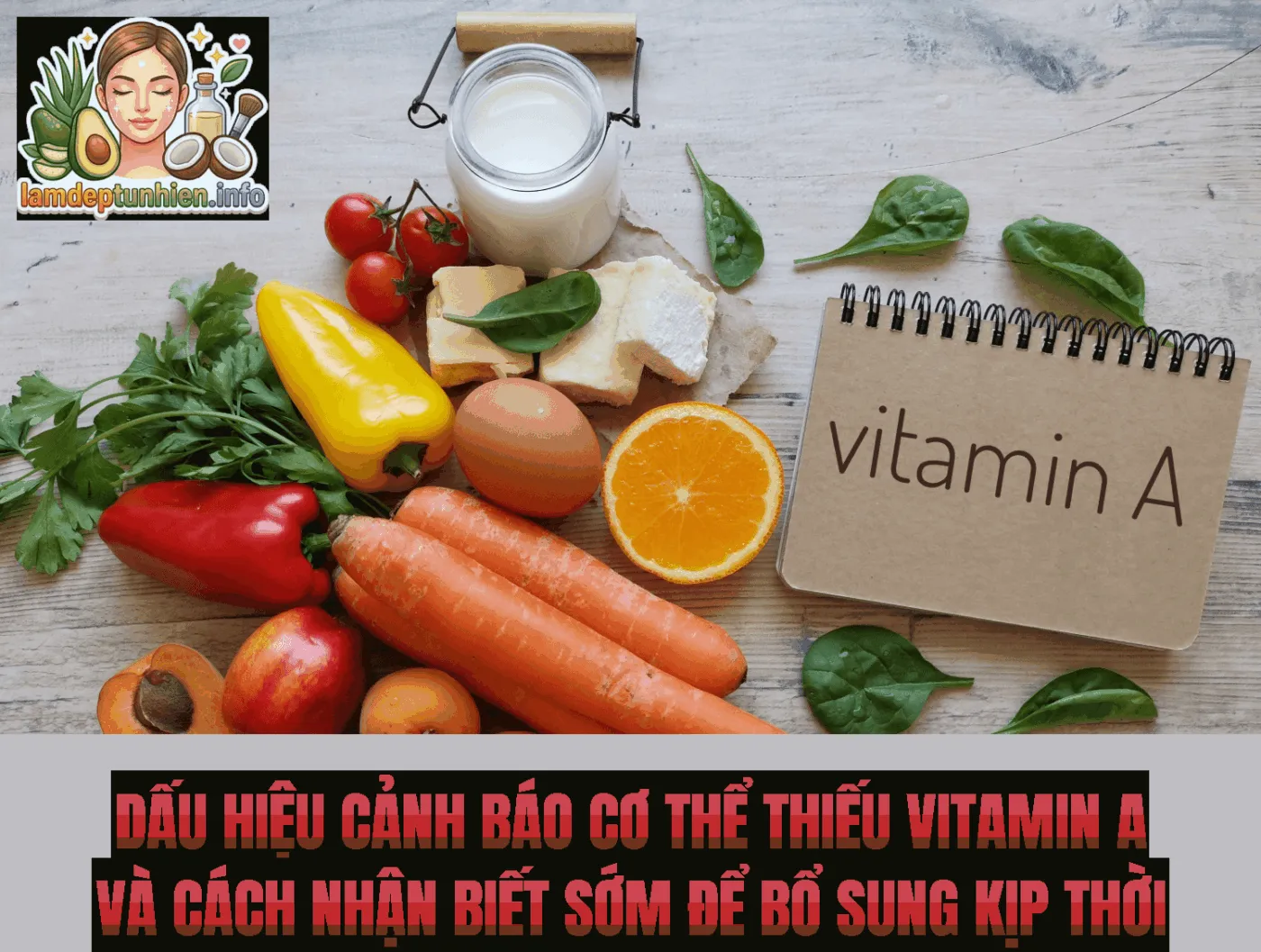 Dấu hiệu cảnh báo cơ thể thiếu Vitamin A và cách nhận biết sớm để bổ sung kịp thời