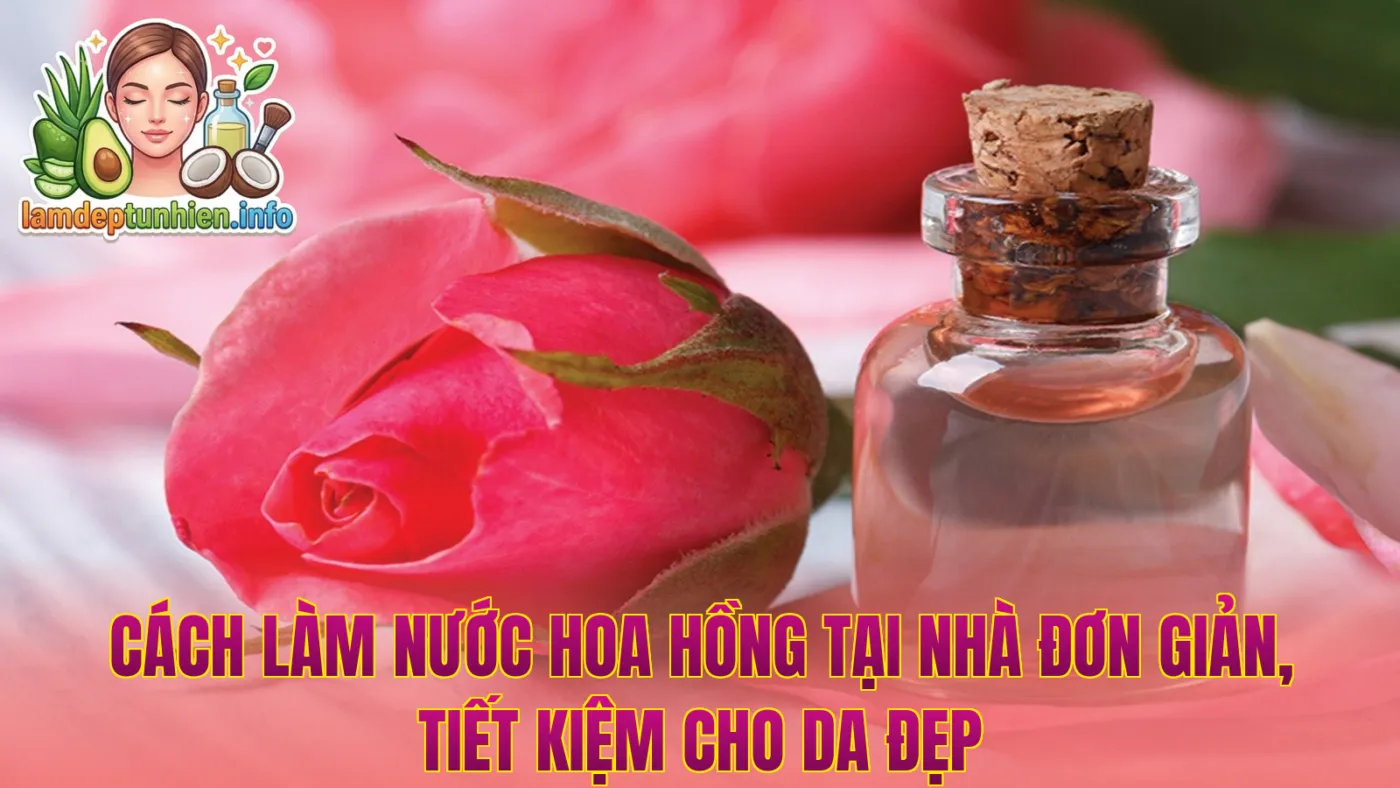 Cách Làm Nước Hoa Hồng Tại Nhà Đơn Giản, Tiết Kiệm Cho Da Đẹp