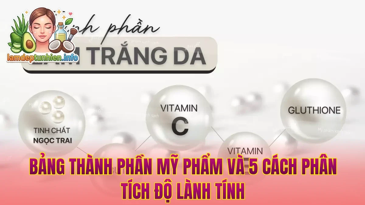 Bảng Thành Phần Mỹ Phẩm Và 5 Cách Phân Tích Độ Lành Tính