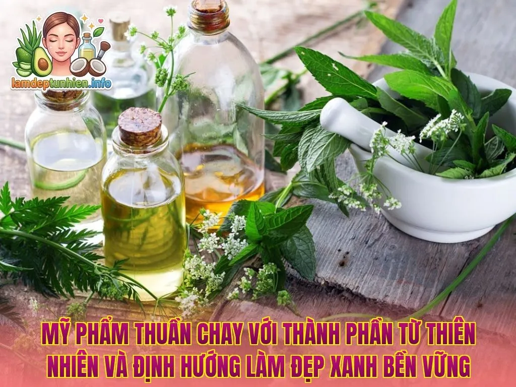 Mỹ phẩm thuần chay với thành phần từ thiên nhiên và định hướng làm đẹp xanh bền vững