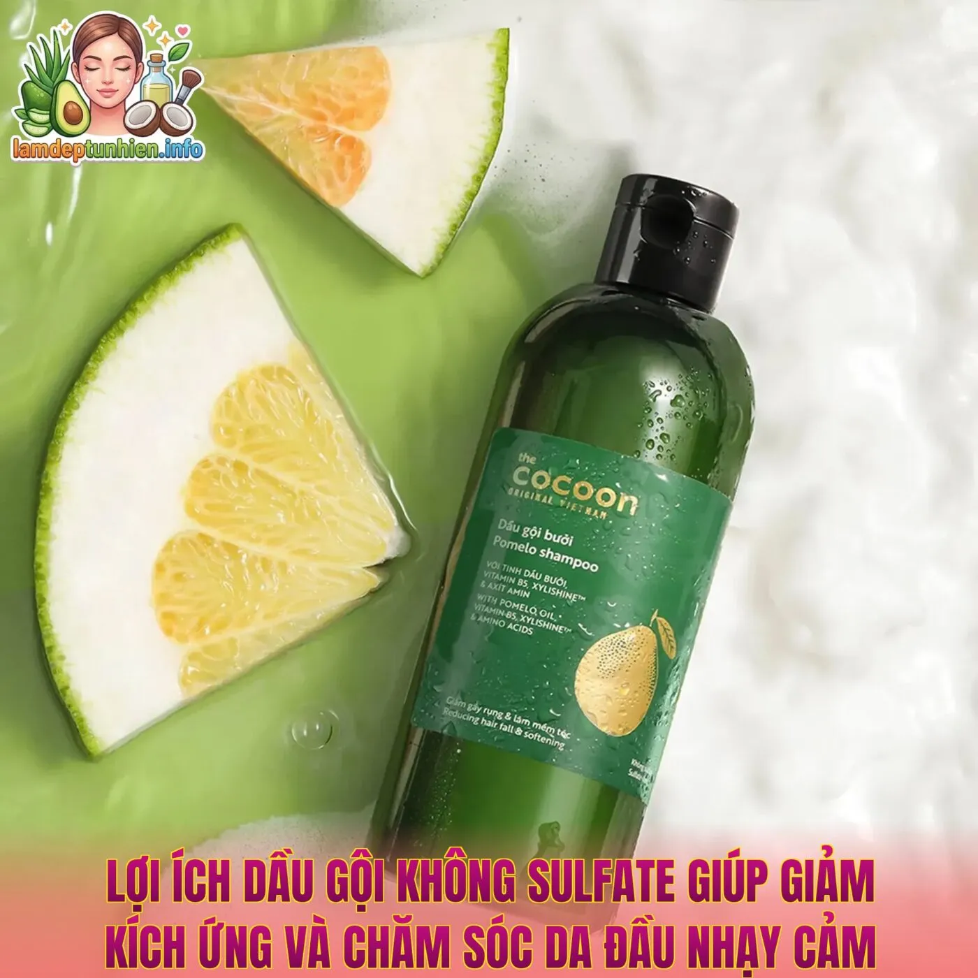 Lợi ích dầu gội không sulfate giúp giảm kích ứng và chăm sóc da đầu nhạy cảm