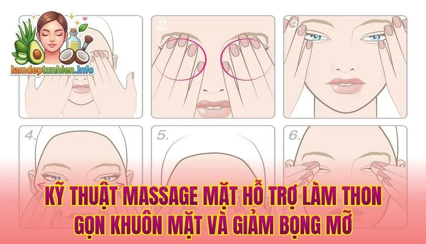 Kỹ thuật massage mặt hỗ trợ làm thon gọn khuôn mặt và giảm bọng mỡ