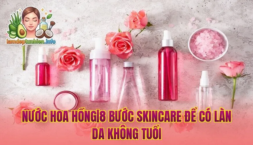 Nước Hoa Hồng|8 Bước Skincare Để Có Làn Da Không Tuổi