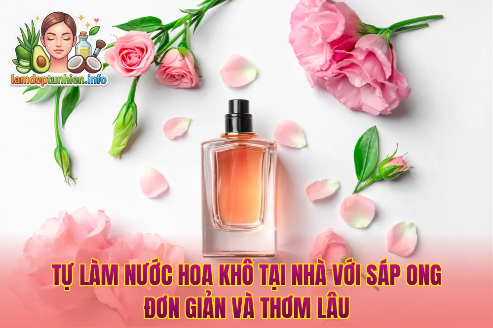 Tự làm nước hoa khô tại nhà với sáp ong đơn giản và thơm lâu