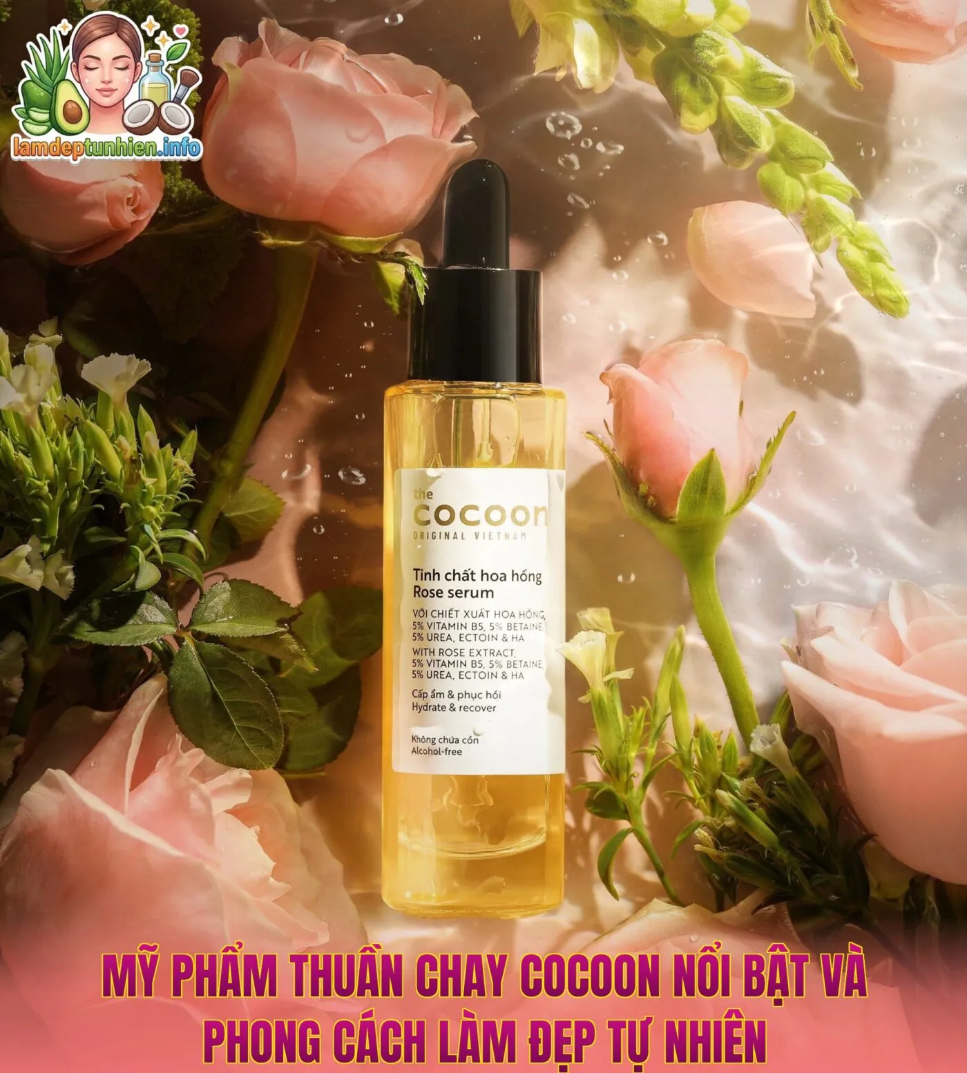Mỹ phẩm thuần chay Cocoon nổi bật và phong cách làm đẹp tự nhiên