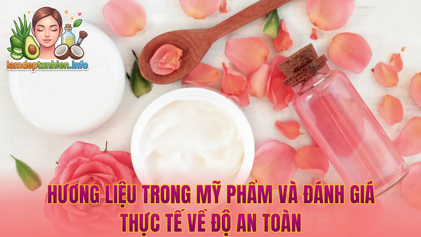 Hương liệu trong mỹ phẩm và đánh giá thực tế về độ an toàn