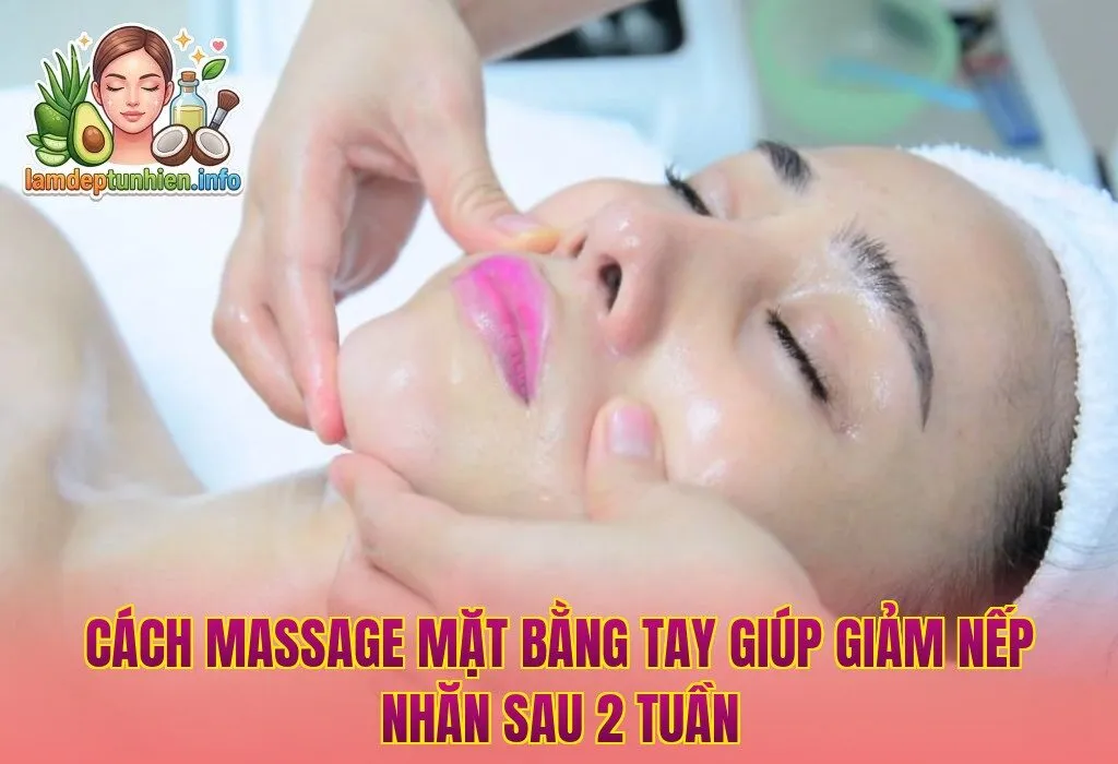 Cách Massage Mặt Bằng Tay Giúp Giảm Nếp Nhăn Sau 2 Tuần