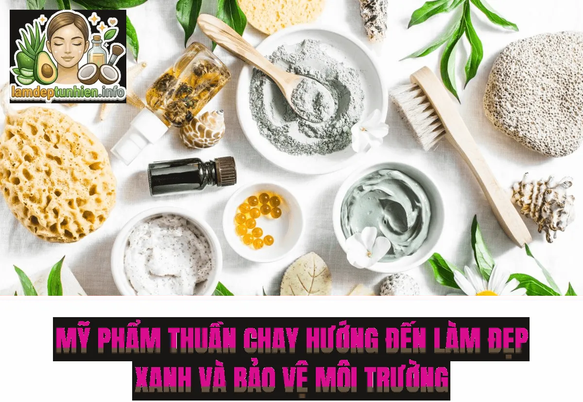 Mỹ phẩm thuần chay hướng đến làm đẹp xanh và bảo vệ môi trường
