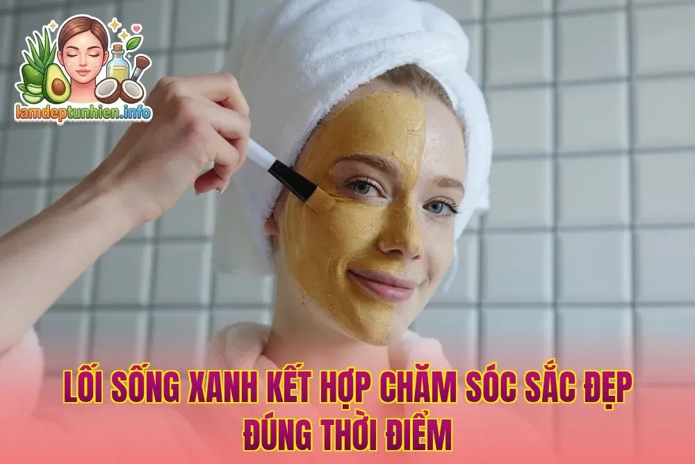 Lối sống xanh kết hợp chăm sóc sắc đẹp đúng thời điểm