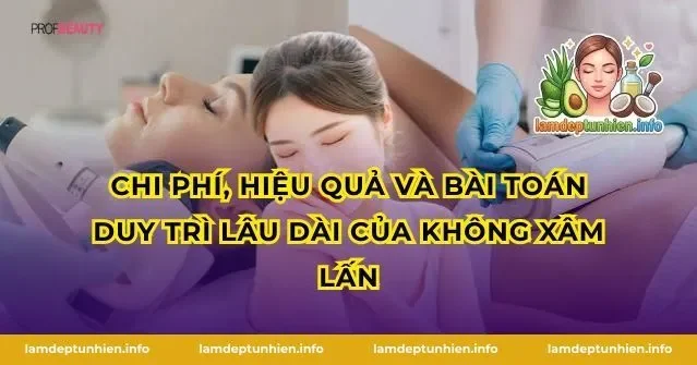 Chi phí, hiệu quả và bài toán duy trì lâu dài của không xâm lấn
