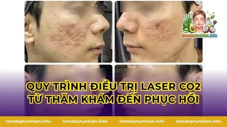 Quy trình điều trị laser CO2 từ thăm khám đến phục hồi